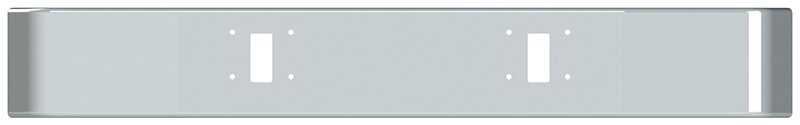 BUMPER FOR XPEDITOR ALL YEARS 12" WRAP AROUND "FACTORY STYLE" CHROME WITH TOW HOLE