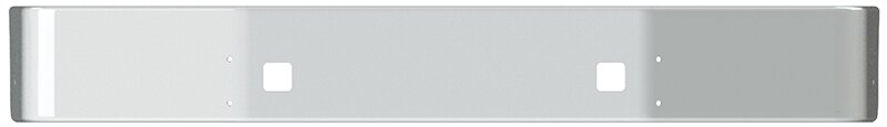 BUMPER FOR VOLVO WA, WIA SETBACK AXLE 1988-1997 12" TO 14" SETBACK AXLE CHROME WITH TOW HOLE