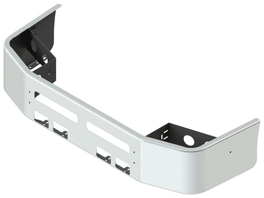 BUMPER FOR VOLVO VNL SETBACK AXLE - REPLACES PLASTIC & FIBERBLASS 1996-2003 18" SETBACK AXLE CHROME