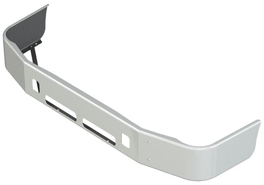 BUMPER FOR VOLVO VNM SETBACK AXLE 1998-2003 12" TO 14" SETBACK AXLE CHROME WITH TOW HOLE & VENT HOLES