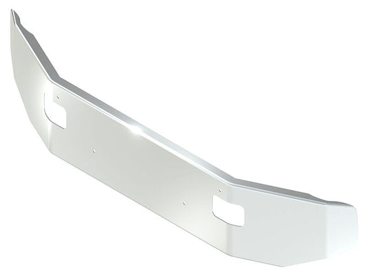 BUMPER FOR VOLVO WHITE WCA 1987-2001 16" SQUARE HAND FORM CHROME WITH TOW HOLE
