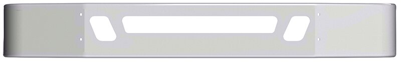 BUMPER FOR VOLVO VNM SETBACK AXLE 2004-2017 12" TO 14" SETBACK AXLE CHROME WITH TOW HOLE & VENT HOLES