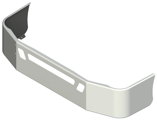 BUMPER FOR VOLVO VNM SETBACK AXLE 2004-2017 18" SETBACK AXLE CHROME WITH TOW HOLE & VENT HOLES