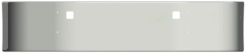 BUMPER FOR VOLVO VNR SETBACK AXLE 2018-2022 20" SETBACK AXLE STAINLESS STEEL WITH TOW HOLE